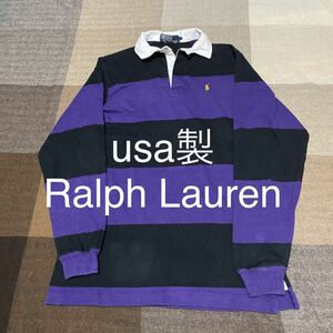 80s 90s vintage Ralph Lauren shirt ビンテージ ラルフローレン usa製 ラガーシャツ POLO ポロ アメリカ製