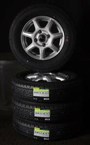 ★新品 2024年製 145/80R12 80/78N LT(145R12 6PR) 4本SET 軽トラキャリーハイゼットミニキャブN-VANアクティサンバーエブリィクリッパー等