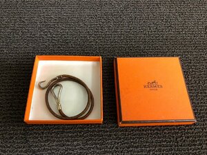 YI050015 ブレスレット HERMES エルメス ゴールド金具 ブラウン系 直接引き取り歓迎