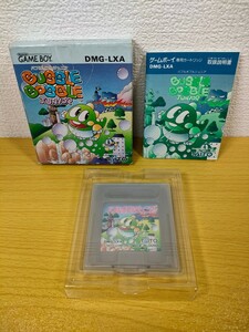 GB【バブルボブルジュニア Jr. Bubble Bobble Junior】箱 取扱説明書 ソフト付き『ゲームボーイ NINTENDO』TAITO バブル ボブル ジュニア