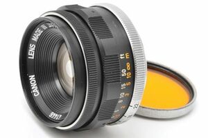 CANON LENS 35mm F2 キヤノン レンズ Lマウント L39 キャノン カメラ 日本製 JAPAN 35/2 3.5 20 Leitz ライツ Leica ライカ ブラック