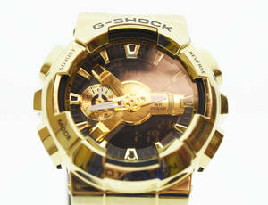 △ CASIO カシオ G-SHOCK ジーショック Youth Metal 20BAR 腕時計 5553 GM-110G 黒 ブラック 103