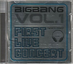 CD「BIGBANG / BIGBANG 1st Live Concert: Vol 1 THE REAL」　送料込