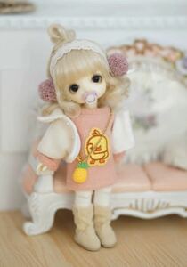 1/8 サイズ BJD 服 ピンク 5点 カジュアル アウトフィット