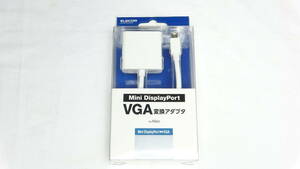 【送料無料】新品 エレコム Mini DisplayPort-VGA変換アダプタ AD-MDPVGAXWH (Mac Book Air,Mac Book Pro,他)