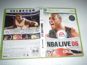 中古 XBOX360 NBA LIVE 06 動作保証 同梱可 