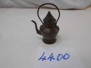 大雅堂4400　時代　赤銅製　水注　高さ17㎝　昔直し有り　煎茶道具茶道具茶席道具　越前蔵うぶだし