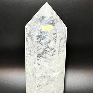 天然水晶　六角柱　置物 天然石 重量約5.24kg