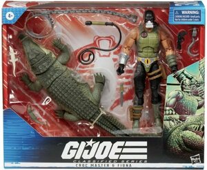 ハズブロ G.I.ジョー クロックマスター & フィオナ フィギュア Hasbro G.I.JOE CROC MASTER & FIONA クラシファイドシリーズ