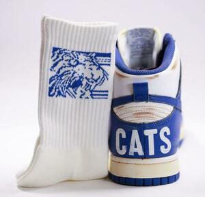 Foxtrot Uniform Wildcats Socks Cream Kentucky ソックス靴下フォックストロットユニフォームワイルドキャッツタイガーダンクケンタッキー