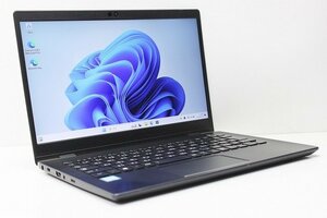 1円スタート ノートパソコン Windows11 東芝 dynabook G83 第8世代 Core i5 8250U SSD256GB メモリ8GB Windows10 カメラ 13.3インチ 薄型