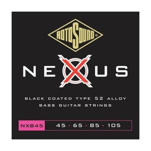 ロトサウンド ベース弦 2セット NXB45 Nexus Bass Medium Black Coated Type 52 Alloy 45-105 エレキベース弦×2セット ROTOSOUND