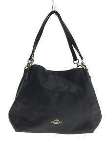 COACH◆トートバッグ/レザー/NVY/91133