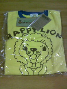 ◆ラフチ◆タグ付◆ライオン◆黄色◆
