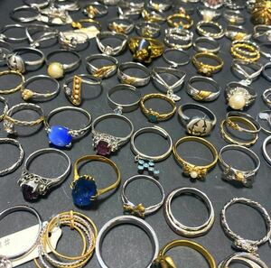 【01】　約100個　大量セット　まとめ売り　指輪　リング　ring ジュエリー　アクセサリー 