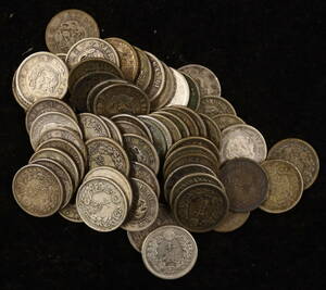 竜10銭銀貨 60枚 まとめて おまとめ 大量 10銭 銀貨 古銭 コイン 硬貨