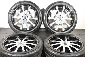 ☆MOZ CONCOURS 22インチ☆PCD114.3 10J +40☆NITTO NT555 G2☆265/40R22☆レクサス RX ハリアー ムラーノ☆