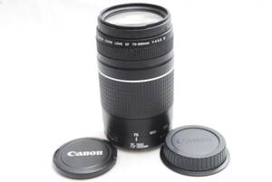 CANON ZOOM LENS EF 75-300mm 1:4-5.6Ⅲ　良品 04-27-14