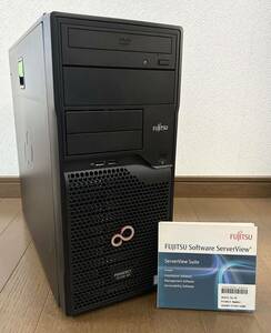 【Server2019std・XEON・16GB】 FuJitsu PRIMERGY TX1310 M1 XEON E3-1226v3/16GB/500GBHDD×4/DVD-ROM/WS2019std ServerView付 富士通