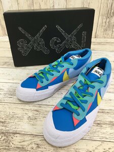 148B KAWS × SAKAI × NIKE BLAZER LOW Neptune Blue DM7901-400 ナイキ サカイ【未使用】