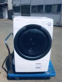 設置送料無料　SHARP ドラム式電気洗濯乾燥機　ES-S7D-WL