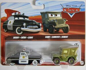 マテル カーズ シェリフ & サージ ミニカー MATTEL CARS SHERIFF & SARGE ディズニー ピクサー Disney PIXAR