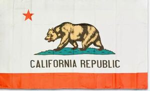 カリフォルニア州　旗　244×150センチ　California Los Angeles LA San Francisco flag