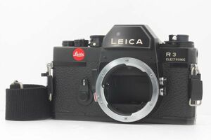 【ジャンク】ライカ Leica R3 ELECTRONIC Black ボディ ストラップ付 #91a