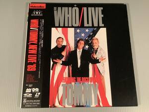 LD(レーザー)■THE WHO／TOMMY, NEW LIVE 