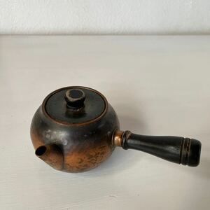 新光堂 純銅 急須 刻印あり茶器 槌目 銅 茶道具