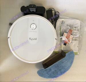Kyvol IoT 型スマート掃除ロボット/強吸力3000Pa/100分間稼働/水拭き/落下防止+衝突防止/WiFi機能/マッピング機能/Alexa対応/E31/良品No27