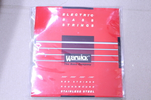 【値下げ・数量限定・旧パッケージ】WARWICK(ワーウィック) / 42200 RED Strings Medium 045/105 エレキベース弦 4弦セットステンレス