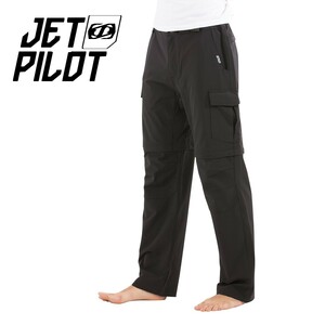 ジェットパイロット JETPILOT 2WAYパンツ 10%オフ 送料無料 ベンチャー ライドパンツ 防寒 撥水 ジェット 釣り W18701 ブラック 30