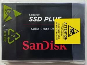 未開封 2.5inch SSD drive SanDisk SDSSDA-480G-J26 【SSD Plus】 480GB