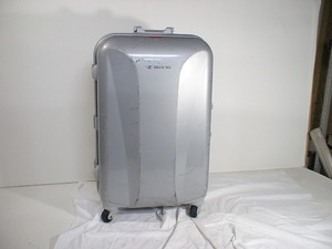 2110　STORK Air シルバー　ダイヤル　鍵付き　スーツケース　キャリケース　旅行用　ビジネストラベルバック