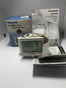 【稼働品】血圧計 パナソニック Panasonic 手首血圧計 手くび血圧計 EW-BW10 大きな画面で表示が見やすい 電池式 美品　1円スタート　1円〜