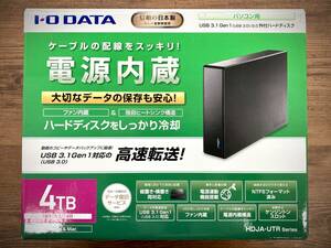 IO DATA 4TB 外付けハードディスク（HDJA-UT4R）