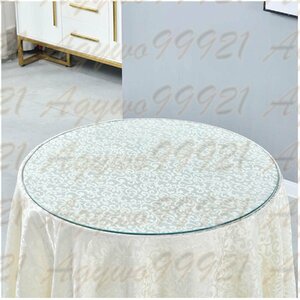 厚み6mm丸板 ガラスのテーブルトップ 強化 テーブルトップ DIY テーブルのガラス天板 テーブルの表面を飾りテーブルトップ 硝子板 55cm