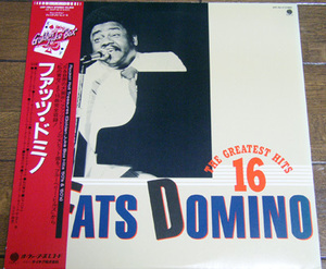 Fats Domino - The Greatest Hits 16 - LP レコード / 国内盤,1986,Blueberry Hill,I