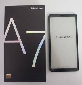 Hisense A7 E-ink端末 スマホ スマートフォン 電子書籍リーダー モノクロスマホ シルバー海外スマホ ５G対応 ハイセンススマホ