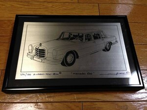 BENZ 600 W100　エッチング画 シリアル個数限定品