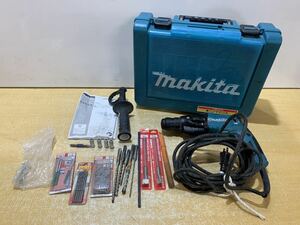 R● makita マキタ 18ｍｍ ハンマドリル HR1830F 日立工機 ビット多数付属 通電確認済