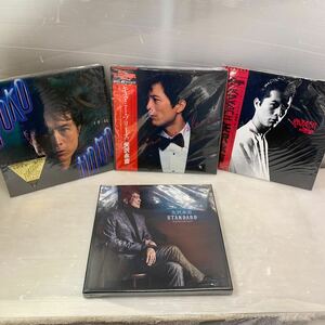 矢沢永吉　LP レコード standard the BALLAD BEST 未開封、　LPレコード3点中古品 まとめて