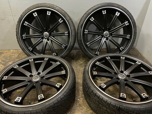 ホイール新品 バランス調整済【NANKANG UTILITY SP-7 255/30R22】夏タイヤ【LANDFORCE 22インチ8.5J5HPCD114.3+34】アルファード等(VVT458)