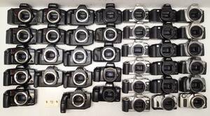 M303E キャノン AF 一眼レフ カメラ 大量 ３７台 EOS Kiss Panorama Ⅲ L Lite 10 100 630 650 700 750 1000 QD SQD IXE IX50 等 ジャンク