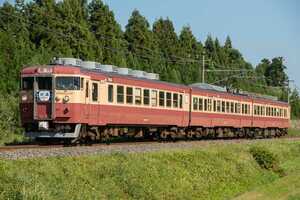 鉄道 デジ 写真 画像 えちごトキめき鉄道 413系 455系 国鉄急行色 妙高HM 10