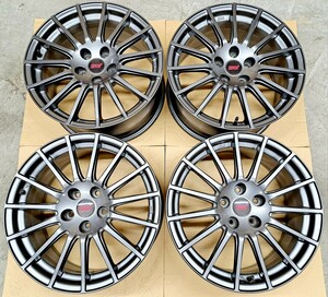 【極上品】スバル WRX STI 純正 オプション 18インチ 8.5J ホイール 4本セット ブレンボ対応　レヴォーグ GVB VAB GRB GVF GDB 114.3