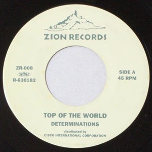 DETERMINATIONS TOP OF THE WORLD / デタミネーションズ トップオブザワールド 7インチ レコード スカ ロックステディ SKA カーペンターズ