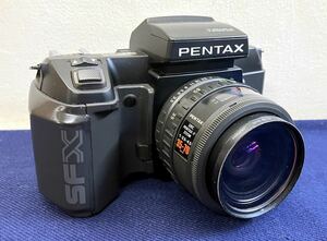 K185303▲PENTAX SFX AF 一眼レフカメラ＋SMC 35-70ｍｍ/F3.5-4.5 ズームレンズ ストラップ付 ペンタックス