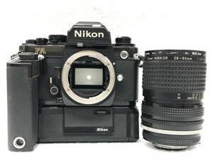 Nikon FA / MD-15 / NIKKOR 28~85mm 1:3.5~4.5 / ニコン / ニッコール / フィルムカメラ / レンズ、モータードライブ付き / ジャンク品